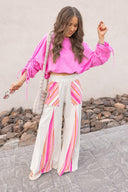 Boho Breeze Striped Wide-Leg Pants-Bottoms-Rae Collective, Women's Online Fashion Boutique Located in Phoenix, Arizona (Scottsdale Area)
