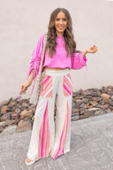 Boho Breeze Striped Wide-Leg Pants-Bottoms-Rae Collective, Women's Online Fashion Boutique Located in Phoenix, Arizona (Scottsdale Area)