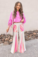 Boho Breeze Striped Wide-Leg Pants-Bottoms-Rae Collective, Women's Online Fashion Boutique Located in Phoenix, Arizona (Scottsdale Area)