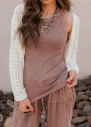 NIKI BIKKI Sway With Me Vintage Ribbed Tank-Tanks-Rae Collective, Women's Online Fashion Boutique Located in Phoenix, Arizona (Scottsdale Area)