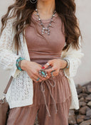Horseshoe Blossom Desert Pearl Necklace MADE TO ORDER-Squash Blossom Necklaces-Rae Collective, Women's Online Fashion Boutique Located in Phoenix, Arizona (Scottsdale Area)