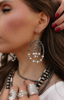 Free Spirit Triple Layer Desert Pearl Hoop Earrings-Hoop Earrings-Rae Collective, Women's Online Fashion Boutique Located in Phoenix, Arizona (Scottsdale Area)