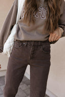 California Embroidered Crewneck-Sweatshirts-Rae Collective, Women's Online Fashion Boutique Located in Phoenix, Arizona (Scottsdale Area)