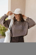 California Embroidered Crewneck-Sweatshirts-Rae Collective, Women's Online Fashion Boutique Located in Phoenix, Arizona (Scottsdale Area)