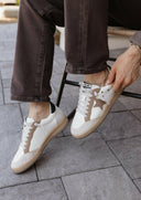Emily Leather Suede Star Stud Sneaker-Sneakers-Rae Collective, Women's Online Fashion Boutique Located in Phoenix, Arizona (Scottsdale Area)