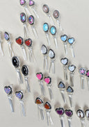Solo Stone Sterling Cascade Earrings-Drop Earrings-Rae Collective, Women's Online Fashion Boutique Located in Phoenix, Arizona (Scottsdale Area)