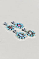 Turquoise Halo Delight Pendant-Pendant Necklaces-Rae Collective, Women's Online Fashion Boutique Located in Phoenix, Arizona (Scottsdale Area)
