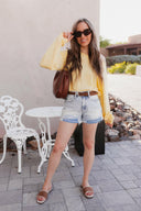 Butter Yellow Boat Neck Long Sleeve Top-Tops-Rae Collective, Women's Online Fashion Boutique Located in Phoenix, Arizona (Scottsdale Area)