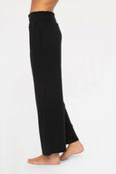 Mono B Smocked Waistband Ribbed Wide Leg Pants-Pants-Rae Collective, Women's Online Fashion Boutique Located in Phoenix, Arizona (Scottsdale Area)