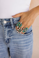 One Of A Kind Turquoise Rings-Rings-Krush Kandy, Women's Online Fashion Boutique Located in Phoenix, Arizona (Scottsdale Area)
