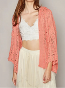 Open Weaving Long Sleeve Hoodie Sweater Cardigan-Cardigans-Krush Kandy, Women's Online Fashion Boutique Located in Phoenix, Arizona (Scottsdale Area)