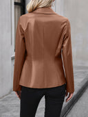 Ivy Lane Button Up Collared Neck Blazer-Rae Collective, Women's Online Fashion Boutique Located in Phoenix, Arizona (Scottsdale Area)