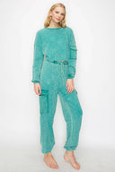 J.HER Mineral Wash Cargo pocket detail Joggers-Rae Collective, Women's Online Fashion Boutique Located in Phoenix, Arizona (Scottsdale Area)