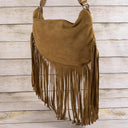 Outlaw Fringe Studded Hobo Bag