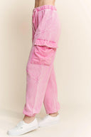 J.HER Mineral Wash Cargo pocket detail Joggers-Rae Collective, Women's Online Fashion Boutique Located in Phoenix, Arizona (Scottsdale Area)