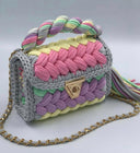 Sweet Pastels Handmade Crochet Purse-handbags-Krush Kandy, Women's Online Fashion Boutique Located in Phoenix, Arizona (Scottsdale Area)