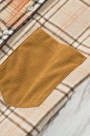 Patchwork Plaid Button Down-Tops-Krush Kandy, Women's Online Fashion Boutique Located in Phoenix, Arizona (Scottsdale Area)