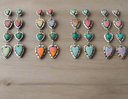 One Of A Kind Heart Drop Earrings-Stud Earrings-Rae Collective, Women's Online Fashion Boutique Located in Phoenix, Arizona (Scottsdale Area)