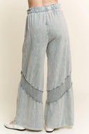 MineralWash Waffle pocket Wide Leg Pants-PANTS-Rae Collective, Women's Online Fashion Boutique Located in Phoenix, Arizona (Scottsdale Area)