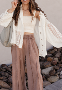 POL Lace Jean Jacket