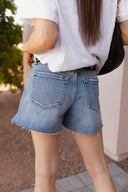 Seabreeze High Rise A-Line Denim Shorts-Denim-Krush Kandy, Women's Online Fashion Boutique Located in Phoenix, Arizona (Scottsdale Area)