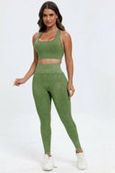 3 Piece Washed Square Neck Wide Strap Active Set-Rae Collective, Women's Online Fashion Boutique Located in Phoenix, Arizona (Scottsdale Area)