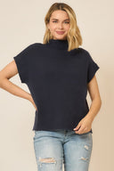 Sleeveless Knit Sweater Vest-Sweaters-Krush Kandy, Women's Online Fashion Boutique Located in Phoenix, Arizona (Scottsdale Area)