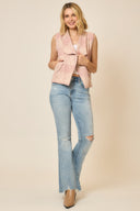 Plaid Open Front Sleeveless Jacket-Vests-Krush Kandy, Women's Online Fashion Boutique Located in Phoenix, Arizona (Scottsdale Area)