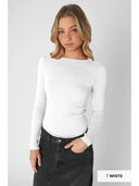 Wide Ribbed Long Sleeve Top-Rae Collective, Women's Online Fashion Boutique Located in Phoenix, Arizona (Scottsdale Area)