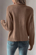 Openwork Button Up Long Sleeve Cardigan-Sweaters-Rae Collective, Women's Online Fashion Boutique Located in Phoenix, Arizona (Scottsdale Area)