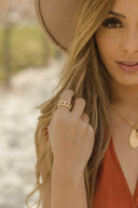 So Sassy Sparkly Chain Link Eternity Ring | Gold or Silver-Rings-Rae Collective, Women's Online Fashion Boutique Located in Phoenix, Arizona (Scottsdale Area)