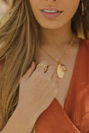 So Sassy Sparkly Chain Link Eternity Ring | Gold or Silver-Rings-Rae Collective, Women's Online Fashion Boutique Located in Phoenix, Arizona (Scottsdale Area)
