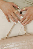So Sassy Sparkly Chain Link Eternity Ring | Gold or Silver-Rings-Rae Collective, Women's Online Fashion Boutique Located in Phoenix, Arizona (Scottsdale Area)