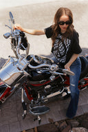 Checkered Peace Graphic Tee-Graphic Tees-Rae Collective, Women's Online Fashion Boutique Located in Phoenix, Arizona (Scottsdale Area)
