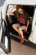 Red Glam Rhinestone Star Sneaker-Sneakers-Krush Kandy, Women's Online Fashion Boutique Located in Phoenix, Arizona (Scottsdale Area)