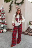 Fantastic Fawn Plaid Pants-pants-Krush Kandy, Women's Online Fashion Boutique Located in Phoenix, Arizona (Scottsdale Area)