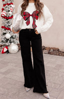 What A Gift Bow Holiday Sweater-Sweaters-Krush Kandy, Women's Online Fashion Boutique Located in Phoenix, Arizona (Scottsdale Area)