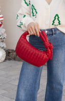 Lizbeth Woven Knot Clutch-Purses & Bags-Rae Collective, Women's Online Fashion Boutique Located in Phoenix, Arizona (Scottsdale Area)