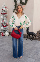 Christmas Tree Knit Cardigan | KKB EXCLUSIVE XS-3X-Cardigan-Krush Kandy, Women's Online Fashion Boutique Located in Phoenix, Arizona (Scottsdale Area)