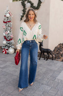 Christmas Tree Knit Cardigan | KKB EXCLUSIVE XS-3X-Cardigan-Krush Kandy, Women's Online Fashion Boutique Located in Phoenix, Arizona (Scottsdale Area)