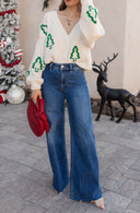 Christmas Tree Knit Cardigan | KKB EXCLUSIVE XS-3X-Cardigan-Krush Kandy, Women's Online Fashion Boutique Located in Phoenix, Arizona (Scottsdale Area)