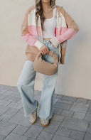 Chic Dreams Stripe Colorblock Zip-Up Hoodie-Jacket-Krush Kandy, Women's Online Fashion Boutique Located in Phoenix, Arizona (Scottsdale Area)