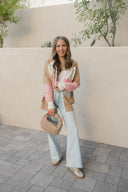 Chic Dreams Stripe Colorblock Zip-Up Hoodie-Jacket-Krush Kandy, Women's Online Fashion Boutique Located in Phoenix, Arizona (Scottsdale Area)