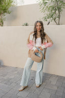 Chic Dreams Stripe Colorblock Zip-Up Hoodie-Jacket-Krush Kandy, Women's Online Fashion Boutique Located in Phoenix, Arizona (Scottsdale Area)