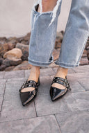 Anastasia Double Buckle Flats-Shoes-Krush Kandy, Women's Online Fashion Boutique Located in Phoenix, Arizona (Scottsdale Area)