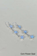 3 Star General Sterling Silver Earrings-Drop Earrings-Krush Kandy, Women's Online Fashion Boutique Located in Phoenix, Arizona (Scottsdale Area)