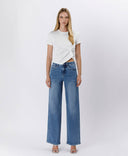 Tummy Control Super High Rise Baggy Wide Jeans