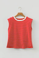 Cherry Coast Striped Tank