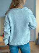 Strawberry Button Down Long Sleeve Cardigan-Cardigans-Rae Collective, Women's Online Fashion Boutique Located in Phoenix, Arizona (Scottsdale Area)