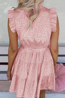 Leopard Tie Belt Tiered Dress-Rae Collective, Women's Online Fashion Boutique Located in Phoenix, Arizona (Scottsdale Area)